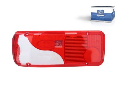 DT Spare Parts - Tail lamp glass, left, L: 400 mm, H: 160 mm - 1.21830SP