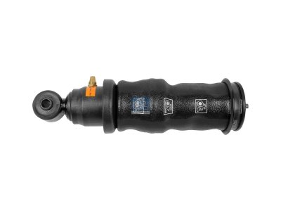 DT Spare Parts - Cabin shock absorber, with air bellow, D1: 44.5 mm, D2: 12 mm, b: 14 mm, M12 x 1,75, Lmin: 225 mm, Lmax: 324 mm - 1.22400