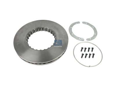 DT Spare Parts - Brake disc, D: 434 mm, d: 247.5 mm, S: 45 mm, s: 41 mm - 2.40550