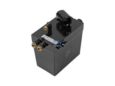 DT Spare Parts - Cabin tilt pump, 480 ml, M14 x 1,5, M14 x 1,5, L: 130 mm, W: 80 mm, H: 121 mm, 280 bar, Pov: 370 bar - 2.70100