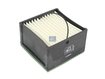 DT Spare Parts - Fuel filter insert, RME-resistant, L: 88 mm, W: 88 mm, H: 55 mm - 3.22010