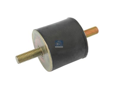 DT Spare Parts - Rubber buffer, D: 50 mm, M10 x 1,5, LTh: 28 mm, H: 45 mm - 3.72520