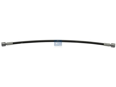 DT Spare Parts - Hose line, cabin tilt, D: 8.3 mm, M12 x 1,5, M12 x 1,5, L: 400 mm, L1: 400 mm, 400 bar - 3.84050