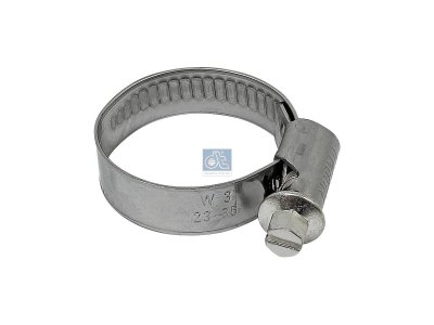 DT Spare Parts - Hose clamp, Dmin: 23 mm, Dmax: 35 mm - 1.11717
