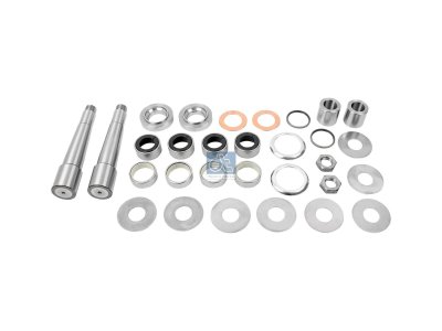 DT Spare Parts - King pin kit, double kit, D1: 50 mm, D2: 31.5 mm, M27 x 3, L: 254 mm - 5.92010