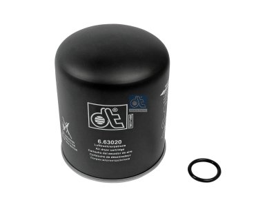 DT Spare Parts - Air dryer cartridge, with coalescence filter, 2-stage, D: 140 mm, M39 x 1,5L, H: 165 mm - 6.63020