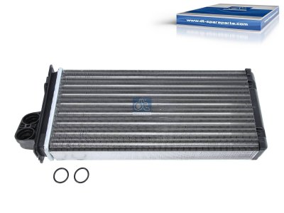 DT Spare Parts - Heat exchanger, L: 555 mm, W: 250 mm, T: 38 mm - 6.73010