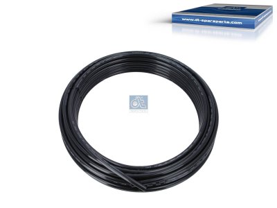 DT Spare Parts - Polyamide tube, black, d: 8 mm, D: 10 mm, L: 25 m, S: 1 mm, DIN 74324 - 9.86010 - 25 Pack