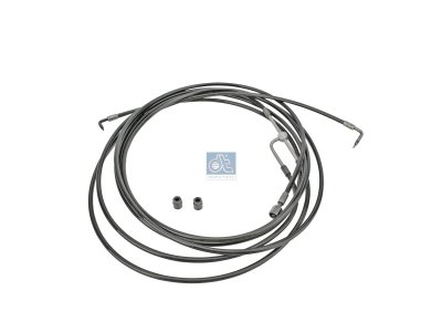 DT Spare Parts - Hose line, cabin tilt, L1: 1250 mm, L2: 1400 mm, L3: 4500 mm - 6.96050