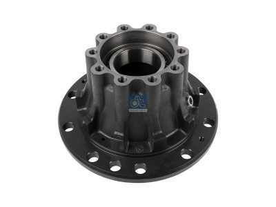 DT Spare Parts - Wheel hub, with bearing, d1: 145 mm, d2: 150 mm, D: 380 mm, 10 bores, b: 25 mm, H: 253 mm - 5.30180
