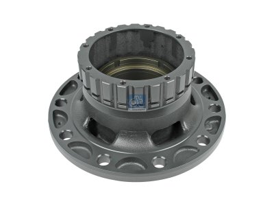 DT Spare Parts - Wheel hub, without bearings, d1: 148 mm, d2: 148 mm, D: 383.4 mm, 10 bores, b: 25 mm, P: 335 mm, H: 226 mm - 2.65270