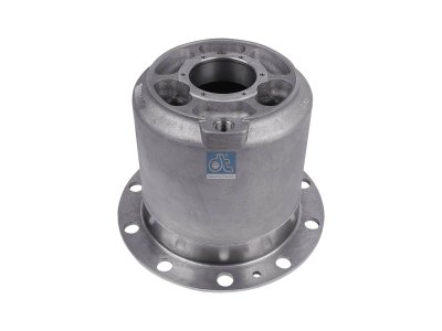 DT Spare Parts - Hub casing, rear axle, d1: 101.5 mm, d2: 268 mm, D1: 280 mm, D2: 377 mm, H: 288 mm, 3 bores x 33,2 mm - 2.35290
