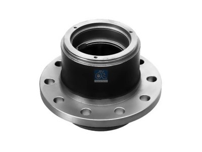 DT Spare Parts - Wheel hub, without bearings, d1: 120 mm, d2: 147 mm, D: 270 mm, 10 bores, b: 22 mm, H: 184 mm - 10.30400