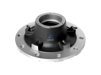 DT Spare Parts - Wheel hub, without bearings, d1: 120 mm, d2: 147 mm, D: 378 mm, 10 bores, b: 22.7 mm, H: 178 mm - 10.20400