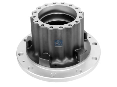 DT Spare Parts - Wheel hub, without bearings, d1: 150 mm, d2: 190 mm, D: 374 mm, 10 bores, b: 22 mm, H: 280 mm - 7.32000