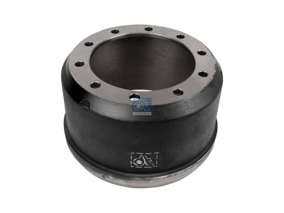 DT Spare Parts - Brake drum, D: 419.4 mm, 10 bores, b: 24.4 mm, P: 335 mm, d: 282.7 mm, H: 272 mm, B: 230 mm - 10.23200