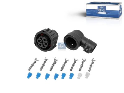 DT Spare Parts - Repair kit, socket, DIN 72585, 7 poles - 6.97200