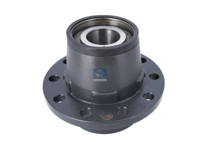 DT Spare Parts - Wheel hub, with bearing, d1: 120 mm, d2: 150 mm, D: 270 mm, 10 bores, b: 22 mm, P: 225 mm, M136 x 2,5, H: 206 mm - 10.10430