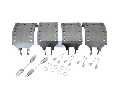 DT Spare Parts - Brake shoe kit, with linings - 10.13940