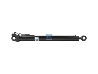 DT Spare Parts - Cabin tilt cylinder, patented accident protection, D1: 25 mm, D2: 53.5 mm, b1: 30 mm, b2: 32 mm, L: 739 mm, 280 bar, Ls: 543 mm - 2.70120