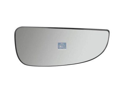 DT Spare Parts - Mirror glass, wide view mirror, right, W: 118 mm, H: 188 mm - 12.83500