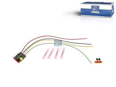 DT Spare Parts - Repair kit, plug, L: 250 mm, female, 0,75 qmm, 4 poles - 9.79210