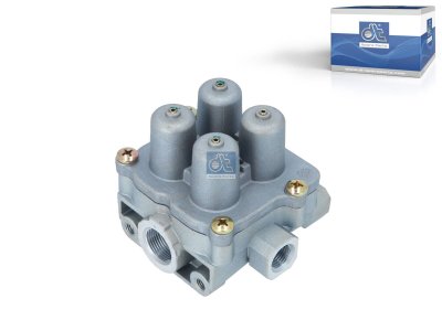 DT Spare Parts - 4-circuit-protection valve, M16 x 1,5, M22 x 1,5, max. 13 bar, Po21: 6.5 bar, Po22: 6.5 bar, Po23: 7.4 bar, Po24: 6.5 bar, Pc21: 4.5 bar, Pc22: 4.5 bar, Pc23: 4.5 bar, Pc24: 4.5 bar - 1.18351