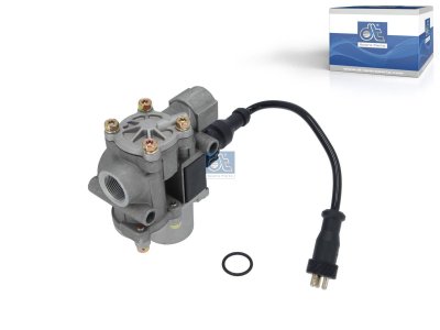 DT Spare Parts - Solenoid valve, ABS, with adapter cable, 24 V, M22 x 1,5, M24 x 1, max. 13 bar - 1.18293