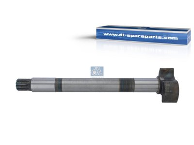 DT Spare Parts - Brake camshaft, right, D: 44 mm, SAE 1 1/2'' 10, L1: 476 mm, L2: 40 mm, L3: 402.5 mm, 10 teeth - 1.18792