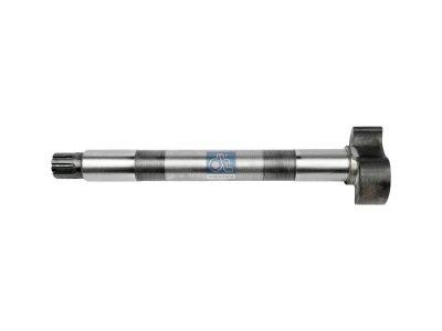DT Spare Parts - Brake camshaft, right, D: 44 mm, SAE 1 1/2'' 10, L1: 452.5 mm, L2: 40 mm, L3: 401.5 mm, 10 teeth - 1.18794