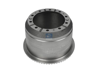 DT Spare Parts - Brake drum, D: 413 mm, 10 bores, b: 23.5 mm, P: 335 mm, d: 295 mm, H: 320.5 mm, B: 265.5 mm - 1.18706