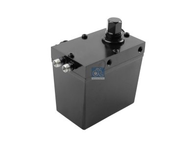 DT Spare Parts - Cabin tilt pump, 480 ml, M12 x 1,5, M12 x 1,5, L: 130 mm, W: 80 mm, H: 121 mm, 280 bar, Pov: 370 bar - 1.22328