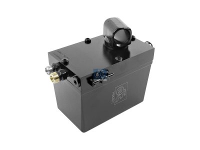 DT Spare Parts - Cabin tilt pump, 380 ml, M12 x 1,5, M14 x 1,5, L: 130 mm, W: 80 mm, H: 86 mm, 280 bar, Pov: 370 bar - 1.23012