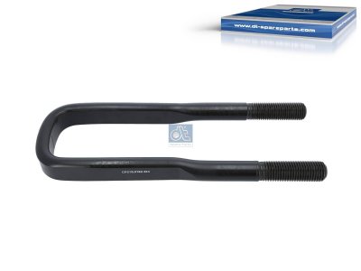 DT Spare Parts - U-bolt, r: 25 mm, R: 130 mm, M30 x 3,5, LTh: 90 mm, L: 404 mm, w: 95 mm, 10.9 - 1.25363 - 2 Pack