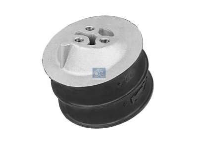 DT Spare Parts - Rubber mounting, marked: red, D: 110 mm, M10 x 1,5, W: 96 mm - 1.27368