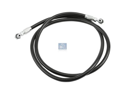 DT Spare Parts - Hose line, cabin tilt, D: 5.9 mm, M14 x 1,5, M14 x 1,5, L: 1385 mm, L1: 1450 mm, 287 bar - 1.28135