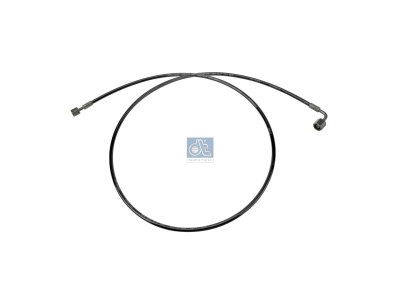 DT Spare Parts - Hose line, cabin tilt, D: 8.5 mm, M12 x 1,5, M12 x 1,5, L: 1500 mm, L1: 375 mm, 362 bar - 1.28137