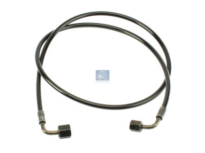 DT Spare Parts - Hose line, cabin tilt, D: 5.9 mm, M12 x 1,5, M14 x 1,5, L: 1200 mm, L1: 1200 mm, 250 bar - 1.28139