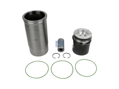DT Spare Parts - Piston with liner, D: 127 mm - 1.31051