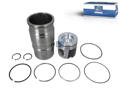 DT Spare Parts - Piston with liner, D: 127 mm - 1.33105