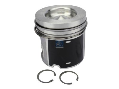 DT Spare Parts - Piston, complete with rings, D: 127 mm, L: 129 mm - 1.33155