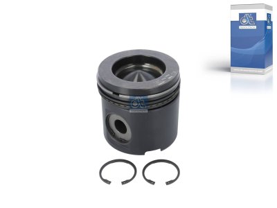 DT Spare Parts - Piston, complete with rings, D: 131 mm, L: 129.4 mm - 2.10443