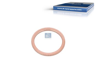 DT Spare Parts - Copper washer, d: 24 mm, D: 30 mm, S: 2 mm - 2.11078 - 100 Pack