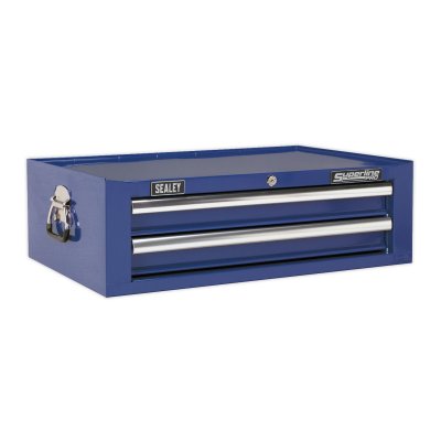 Sealey Superline PRO Mid-Box Tool Chest 2 Drawer - Blue