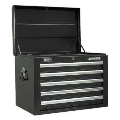 Sealey Superline PRO Topchest 5 Drawer - Black