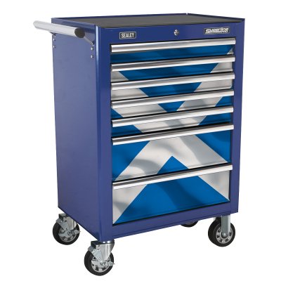 Sealey Superline PRO® Rollcab 7 Drawer & Scotland Graphics Pack