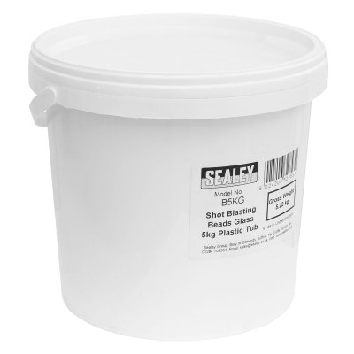 Sealey Shot Blasting Glass Beads Tub 5kg