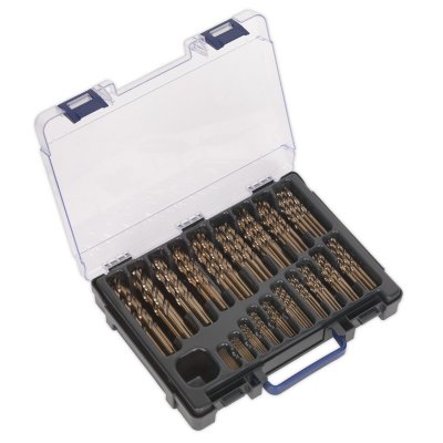 Sealey HSS Cobalt Fully Ground Drill Bit Assortment 1-10mm 170pc