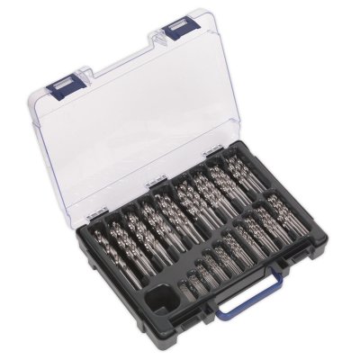 Sealey HSS Fully Ground Drill Bit Assortment 1-10mm 170pc