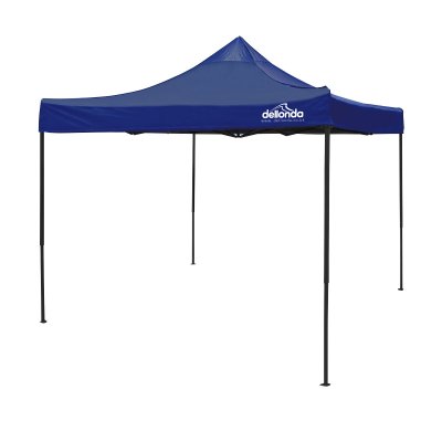 Sealey Dellonda Premium 3 x 3m Pop-Up Gazebo, PVC Coated, Water-Resistant Fabric, Supplied with Carry Bag, Rope, Stakes & Weight Bags - Blue Canopy